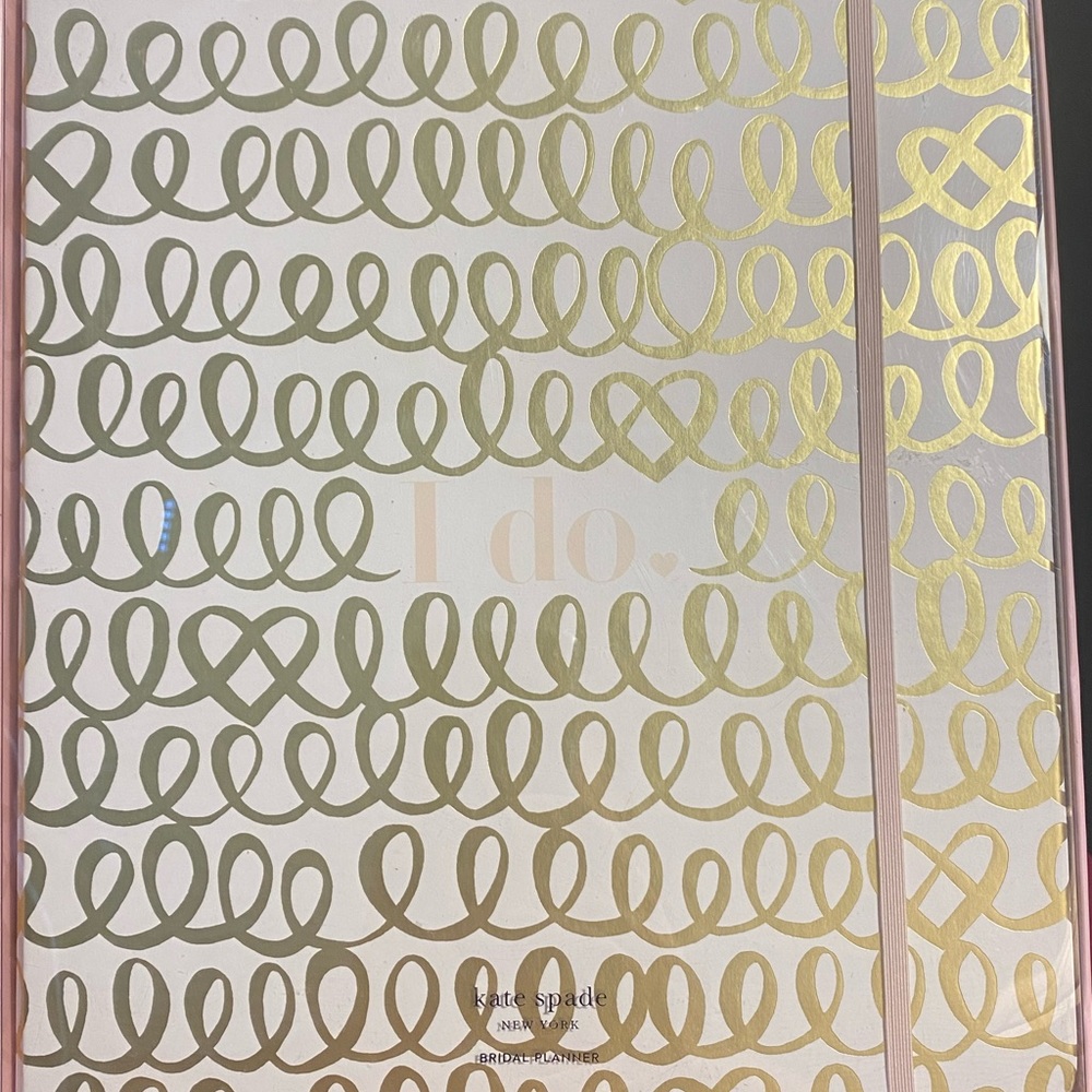 Kate Spade New York Bridal Wedding Planner Binder,  Personal Organizer, NWT